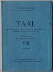 Blink W P van den, ill. Hulst W G van de Jr - Taal  VIII Er is niet ingeschreven