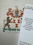  - Engraved and hand coloured coat of arms/familiewapen of  Van Zuylen van Nyevelt of Nievelt (Nijevelt).
