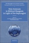 Leonardo Pessoa da Silva Pinto, Daniela Scialabba (eds) - New Avenues in Biblical Exegesis in Light of the Septuagint