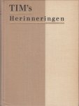 Timmerman, Aeg. W. - Tim's herinneringen.