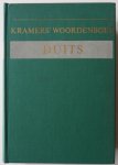 Kroes H W J - Kramers Duits woordenboek Duits-Nederlands en Nederlands-Duits