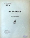 Roussel, Albert: - [Op. 20, no. 2] Sarabande. mélodie pour chant et piano... Op. 20 no. 2