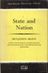 AZKIN, BENJAMIN - State and nation