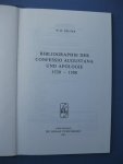 Neuser, W.H. - Bibliographie der Confessio augustana und Apologie 1530-1580.