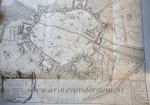 Peter van Call II (1688-1737) - [Antique print, etching] Plan of the siege of Tournai in 1709 (Spanish Succession War), published 1729.