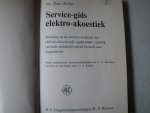 Richter Heinz - Service-Gids Elektro-Akoestiek inleiding in de service-techniek elektro-akoestiek, speciale aandacht aan magnefoons Richter Heinz - Service-Gids Elektro-Akoestiek inleiding in de service-techniek elektro-akoestiek, speciale aandacht aan magnefoons