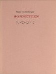 Nimwegen, Arjaan van. - Sonnetten