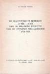 VAN DE VOORDE, H. [old book number 19660137] - De armenzorg te Hoboken in het licht van de algemene evolutie van de openbare weldadigheid 1796-1925