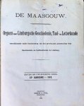 collectief - De Maasgouw  Orgaan voor Limburgsche geschiedenis, taal- en Letterkunde zeven en twintigste deel  jaargang 1910