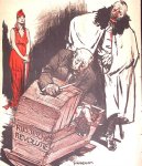 Piet van der Hem - Spotprent over politiek in Duitsland tijdens Eerste Wereldoorlog