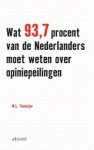 W.L. Tiemeijer - Wat 93.7 procent van de Nederlanders moet weten over opiniepeilingen