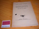 Barge, J.A.J. - Wat is het leven? Drie voordrachten, op uitnodiging van het Leidsch Universiteitsfonds gehouden voor studenten van alle faculteiten op 11, 18, 25 maart 1935
