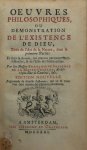 François de Salignac de La Mothe Fénelon - Oeuvres philosophiques ou Demonstration de l'existence de Dieu