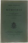  - Tables générales des mémoires de l'académie 1772-1897