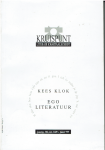 Kees Klok - Ego literatuur