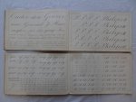 Hoogenboom, W. & A.S. Moerman. - Het technisch schrijven. Schrijfcursus voor kweek- en normaalscholen en voor candidaten schoonschrijven M.O. Met een historisch overzicht van de ontwikkeling van het schrijven door H. Donkersloot. No. 1: De kleine letters en haar verbindingen ...