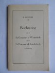 Brouwer, D. - Beschrijving van de St. Gomarus- of Westerkerk en de St. Pancras- of Zuiderkerk te Enkhuizen