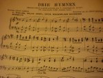 Groothengel; J.G. - Drie Hymnen; voor zang of orgel