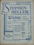 HELLER, STEPHEN, - Stephen Heller etudes pour piano opus 16, II.