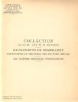 Rembrandt van Rijn - - Collection de Feu M.- Ant. W.M. Mensing: Eaux-Fortes de Rembrandt. Eaux-Fortes et Gravures des XVe - XVIIIe Siècles, Les Maîtres Graveurs Portraitistes. FINE COPY.