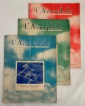 Ducout, Marcel Stani, Blondel la Rougery, - l'Aérophile. La révue d'aéronautique la plus ancienne du monde. No. 4, Avril 1939/ No. 5, Mai 1939/ No. 6, Juin 1939. [3 loose issues, 1939]