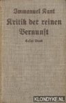 Kant, Immanuel - Kritik der reinen Vernunft (2 delen)