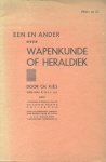 Kiès, Ch. (gen.-maj. KNIL b.d.) - Een en ander over Wapenkunde of Heraldiek