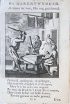 Luyken, Jan (1649-1712) and Luyken, Caspar (1672-1708) - Antique print/originele prent: De Garentwynder/The Wire Drawer.