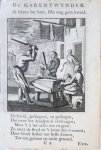Luyken, Jan (1649-1712) and Luyken, Caspar (1672-1708) - Antique print/originele prent: De Garentwynder/The Wire Drawer. Luyken, Jan (1649-1712) and Luyken, Caspar (1672-1708) - Antique print/originele prent: De Garentwynder/The Wire Drawer.
