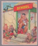 Lawson Wood - Vintage Ape Puzzle (thick paperboard)  Monkey school