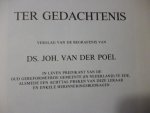 Poel J.F. van der - Ter gedachtenis