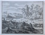 Allard van Everdingen (1621-1675) - [Antique print, etching] The shepherd and the lamb, published ca. 1631-1675, 1 p.