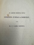 BODEL NIJENHUIS, J.T., - De Leidsche medicinae doctor Conradus Zumbag de Koesvelt.