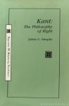 KANT, I., MURPHY, J.G. - Kant: The philosophy of right.