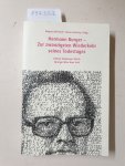 Wieland, Magnus und Simon Zumsteg (Hrsg.): - Hermann Burger - Zur zwanzigsten Wiederkehr seines Todestages :
