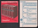 Reclame folder. - Brochure - Woordenboeken Nieuwe talen Frans - Duits - Engels - Nederlands