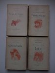 Prévost, Marcel. - Les vierges fortes: Frédérique/ Les vierges fortes: Léa/ Lettres de femmes/ Chonchette. 4 vols. Collection de Roman Illustrés.