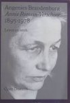 A. Brandenburg 69787 - Annie Romein-Verschoor 1895-1978 deel II/ noten en commentaar