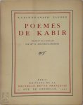 Rabindranath Tagore 12017 - Poëmes de Kabir Traduit de l'Anglais par Mme H. Miraubaud-Thorens