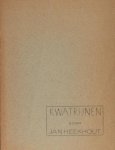 Eekhout, Jan H. - Kwatrijnen. Eekhout, Jan H. - Kwatrijnen.