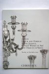 Christie's - Dutch and Foreign silver, Russian Works of Art and Objects of Vertu