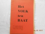 Ds H G Abma - Het volk ten baat Ds H G Abma - Het volk ten baat