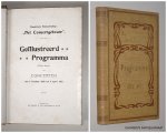 CONCERTGEBOUW, NAAMLOOZE VENNOOTSCHAP HET, - Geïllustreerd programma (vijfde serie) der concerten van 5 October 1904 tot 6 April 1905.