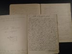 Wiersma, Anna + onbekend - 2 schriftjes. Anna Wiersma, handschrift, 1868  Christelijke geschiedenis ( Luther-, Calvijn ). 2e schriftje  met handgeschreven gedichtjes, geen naam