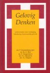 Groenenberg, Drs. P. (red.) - Gelovig denken. Onderwerpen voor vereniging, bijbelkring of persoonlijk gebruik