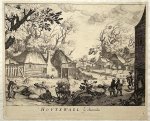 Simon Frisius (1580-1629) - Antique print, etching | Houtewael by Amsterdam, [Views of Amsterdam; Series title], published 1610, 1 p.