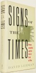 MAN, P. DE, LEHMAN, D. - Signs of the times. Deconstruction and the fall of Paul de Man.
