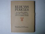 Loenen, D. - Rede van Pericles op de gevallen strijders, uitgesproken te Athene in de nwinter van 431/430 v. Christus