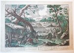 Probst - Genesis 3. Het paradijs, de tuin van Eden, Giardino Eden, handcoloured etching Probst, 1 p. Probst - Genesis 3. Het paradijs, de tuin van Eden, Giardino Eden, handcoloured etching Probst, 1 p.