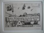 Veere. - Beste wenschen voor Kerstmis en welkom te Veere in 1936.
